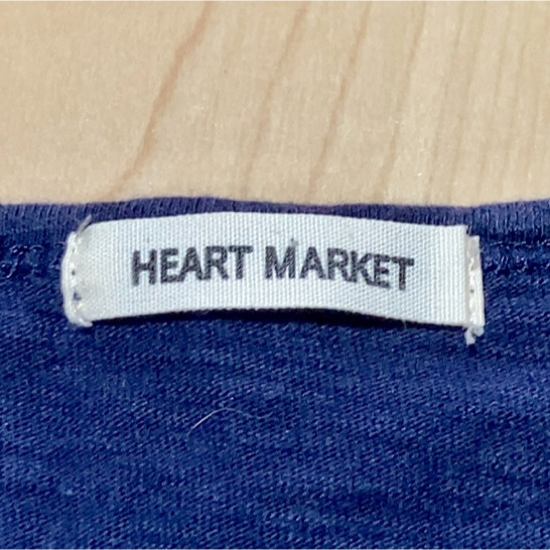 Heart Market(ハートマーケット)のHeart Market 星柄ロンT ネイビー レディースのトップス(Tシャツ(長袖/七分))の商品写真