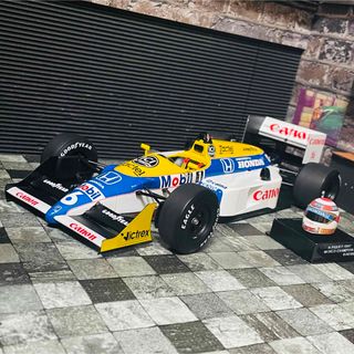 ホンダ(ホンダ)のヘルメット付き 1/18 Spark ウィリアムズ ホンダ FW11B 日本GP(ミニカー)