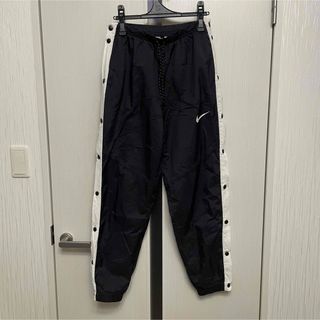 ナイキ(NIKE)のNIKE サイドスナップ ライン ナイロンパンツ パンツ S ブラック(その他)