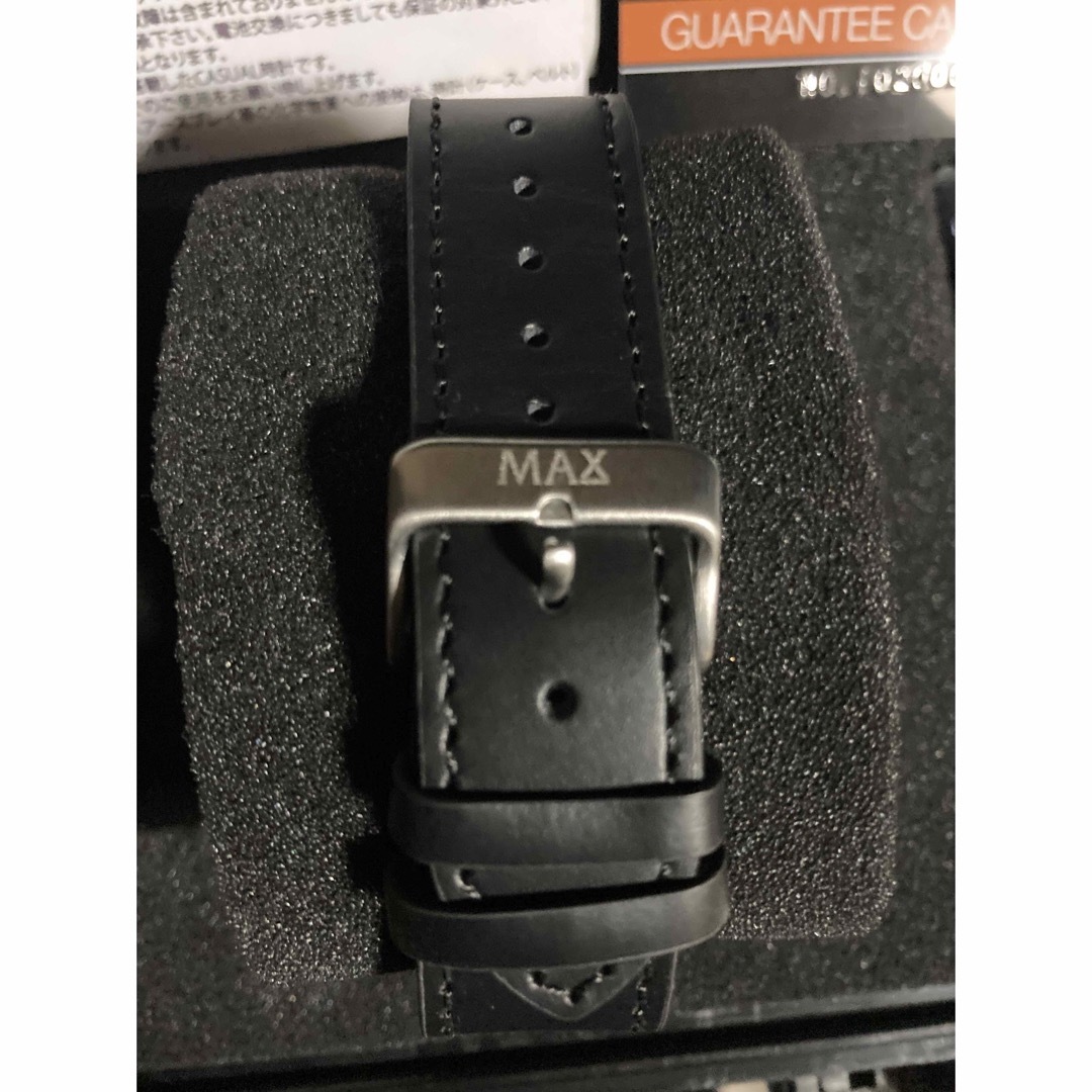 MAX XL クオーツ　未使用　定価50000円 メンズの時計(腕時計(アナログ))の商品写真