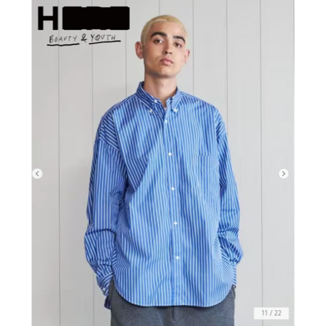 BEAUTY&YOUTH UNITED ARROWS(ビューティアンドユースユナイテッドアローズ)の＜H＞THOMAS MASON STRIPE PLENTY BD シャツ メンズのトップス(シャツ)の商品写真