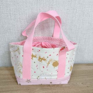 ディズニー(Disney)のディズニープリンセス　ランチボックス(ランチボックス巾着)