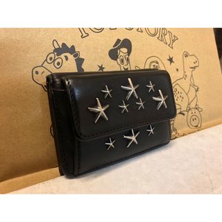 ジミーチュウ(JIMMY CHOO)の【美品】JIMMY CHOO ジミーチュウ 三つ折り財布 コンパクトウォレット(財布)