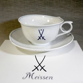 マイセン(MEISSEN)の【極美品１級 送料込み】マイセン ３００周年 双剣 カップ＆ソーサー ②(グラス/カップ)