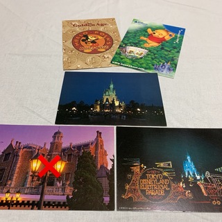ディズニー(Disney)のビンテージ ディズニー ポストカード 4枚セット(写真/ポストカード)