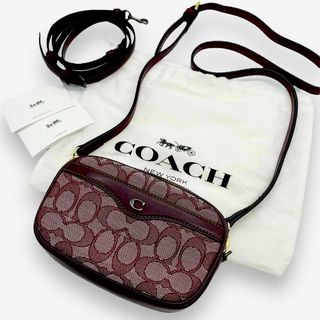 コーチ(COACH)の極美品♡コーチ ショルダーバッグ3way エレヴェイテッド グレー ジャガード(ショルダーバッグ)