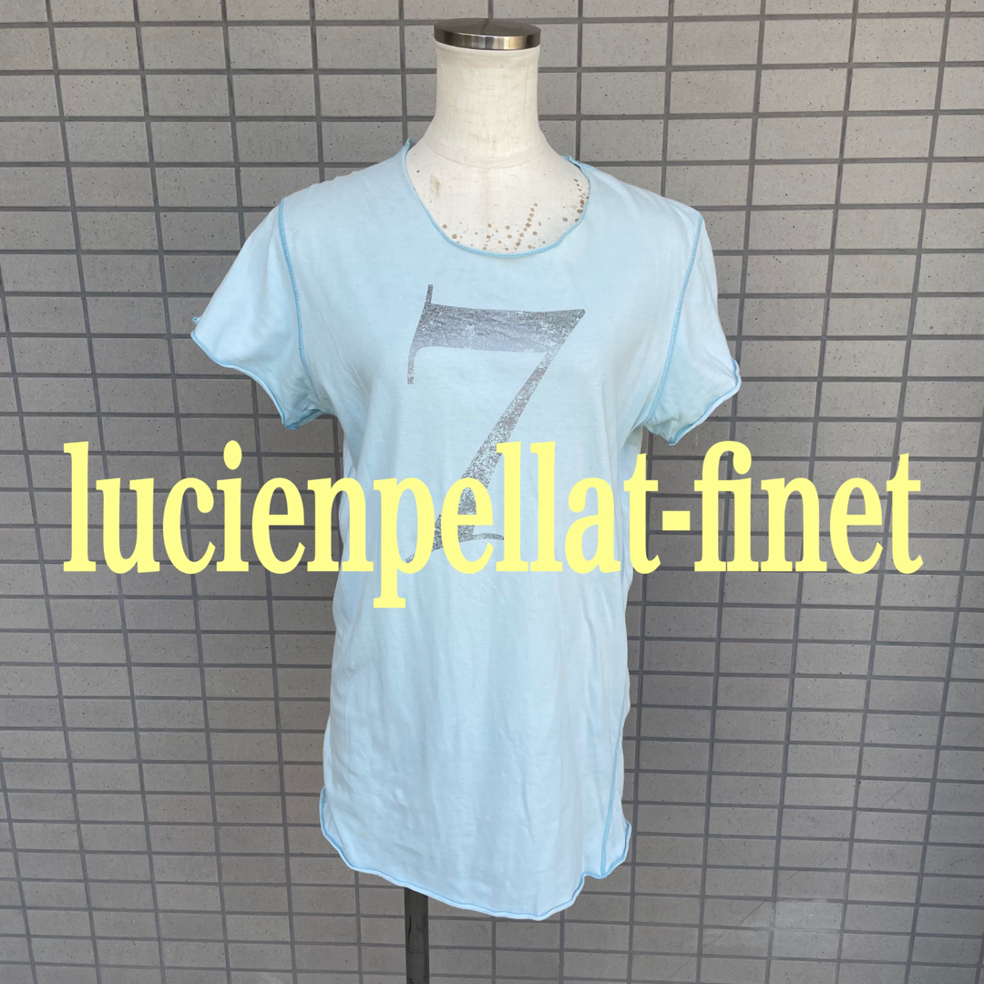 Lucien pellat-finet(ルシアンペラフィネ)のルシアンペラフィネ  Tシャツ  水色  XS メンズのトップス(Tシャツ/カットソー(半袖/袖なし))の商品写真