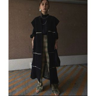 アメリヴィンテージ(Ameri VINTAGE)のAmeri VINTAGE  MOUTON LIKE KNIT VEST(ベスト/ジレ)