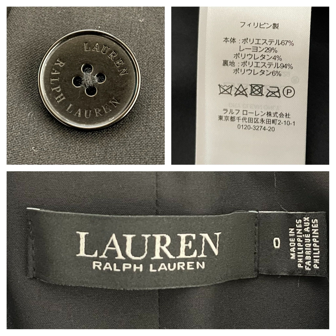 Ralph Lauren(ラルフローレン)の【新品同様】 現行品 ローレンラルフローレン テーラードジャケット ブレザー 0 レディースのジャケット/アウター(テーラードジャケット)の商品写真