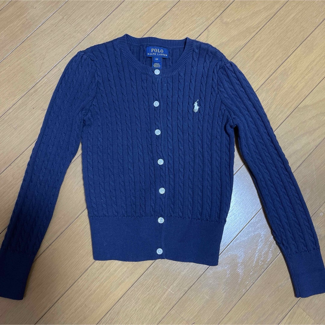 POLO RALPH LAUREN(ポロラルフローレン)のPOLO RALPH LAUREN キッズ　カーディガン　120〜130㎝ キッズ/ベビー/マタニティのキッズ服男の子用(90cm~)(カーディガン)の商品写真