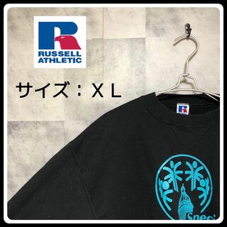 ラッセルアスレティック(Russell Athletic)のUS/EU　海外古着　RUSELL　ATHLETIC　スウェット　XL　ブラック(スウェット)