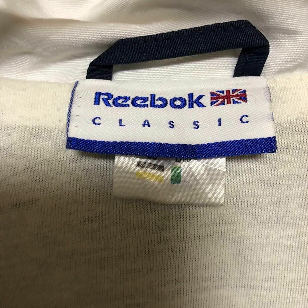 Reebok CLASSIC(リーボッククラシック)のUS/EU輸入　海外古着  Reebok　ナイロンジャケット　M　ネイビー メンズのジャケット/アウター(ナイロンジャケット)の商品写真