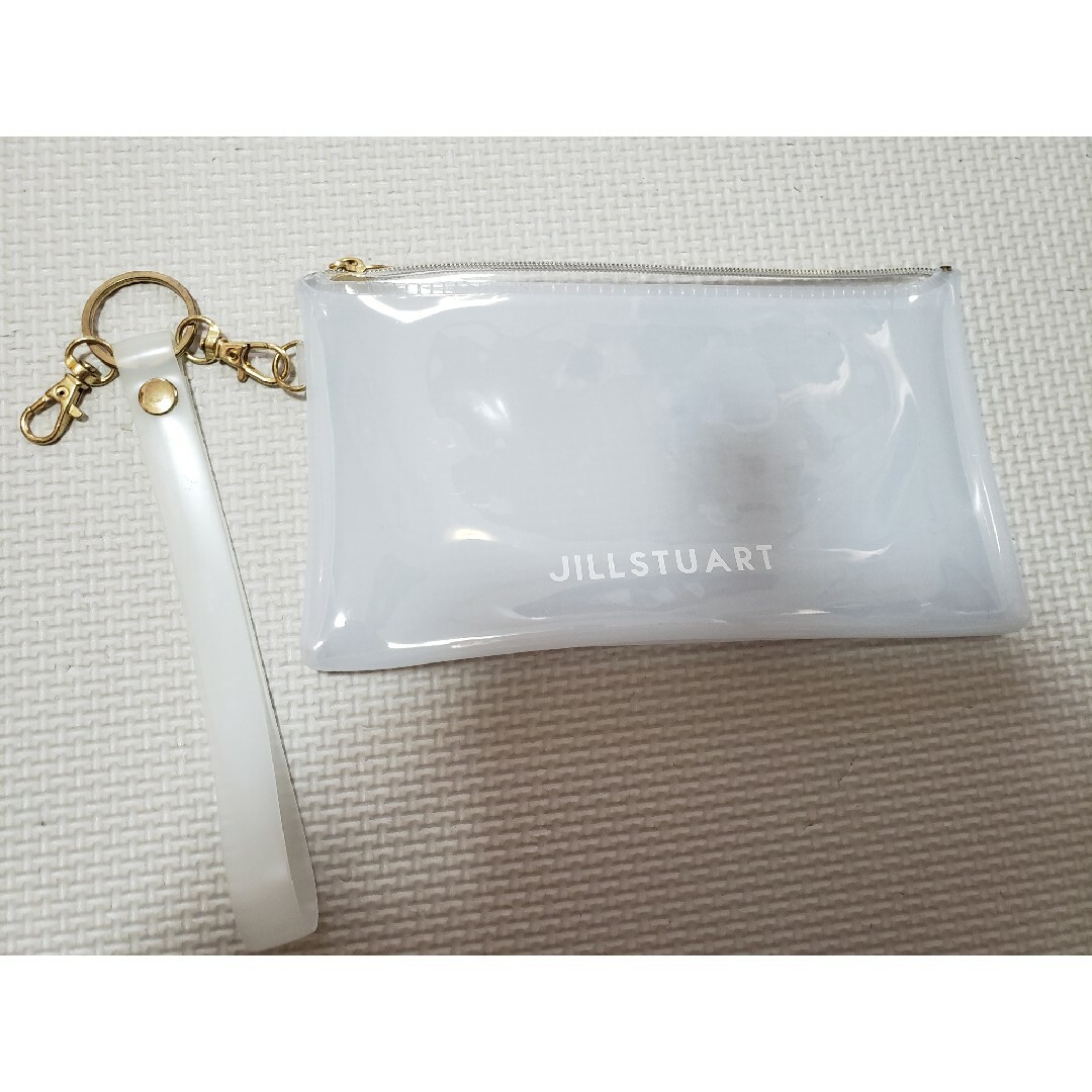 JILLSTUART(ジルスチュアート)のJILLSTUART クリアポーチ ホワイト レディースのファッション小物(ポーチ)の商品写真