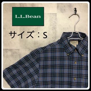 エルエルビーン(L.L.Bean)のUS/EU輸入　海外古着 L.L.Bean　BDチェックシャツ　ブルー　S(シャツ)