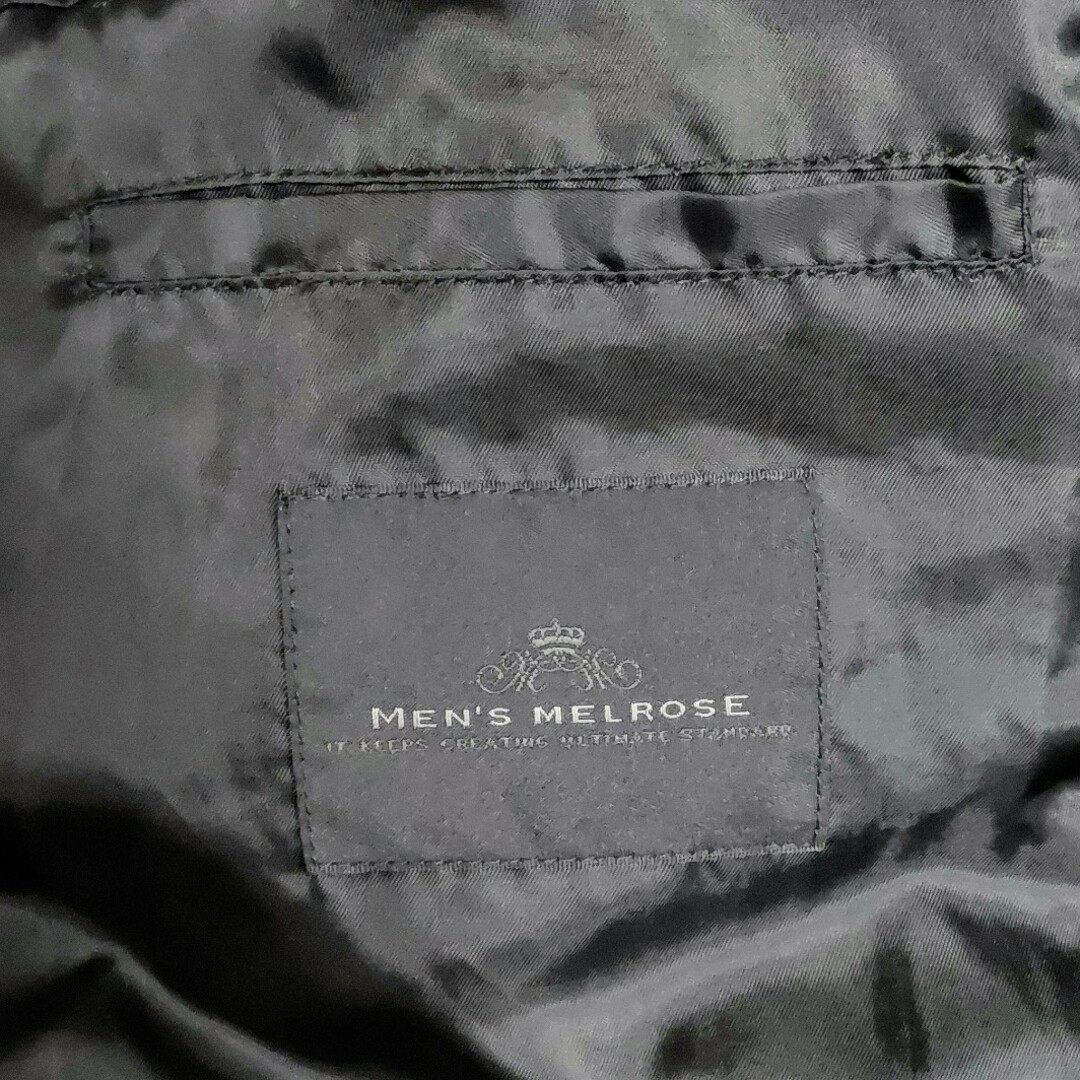 MEN'S MELROSE(メンズメルローズ)のMEN'S MELROSE メンズメルローズ ダッフルコート ブラック メンズのジャケット/アウター(ダッフルコート)の商品写真