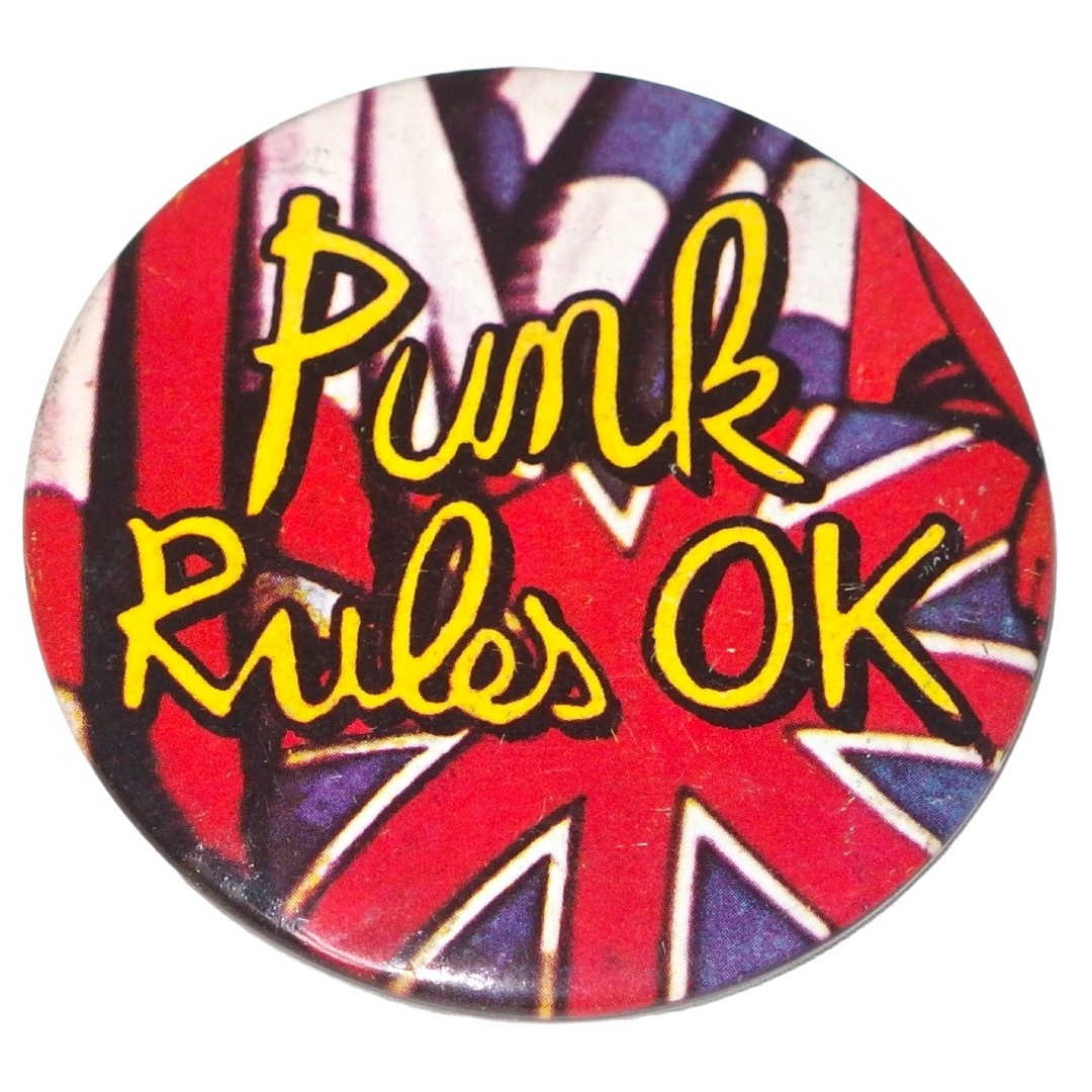 Santa Monica(サンタモニカ)の▪70’s【PUNK RULES】BADGE メンズのファッション小物(その他)の商品写真