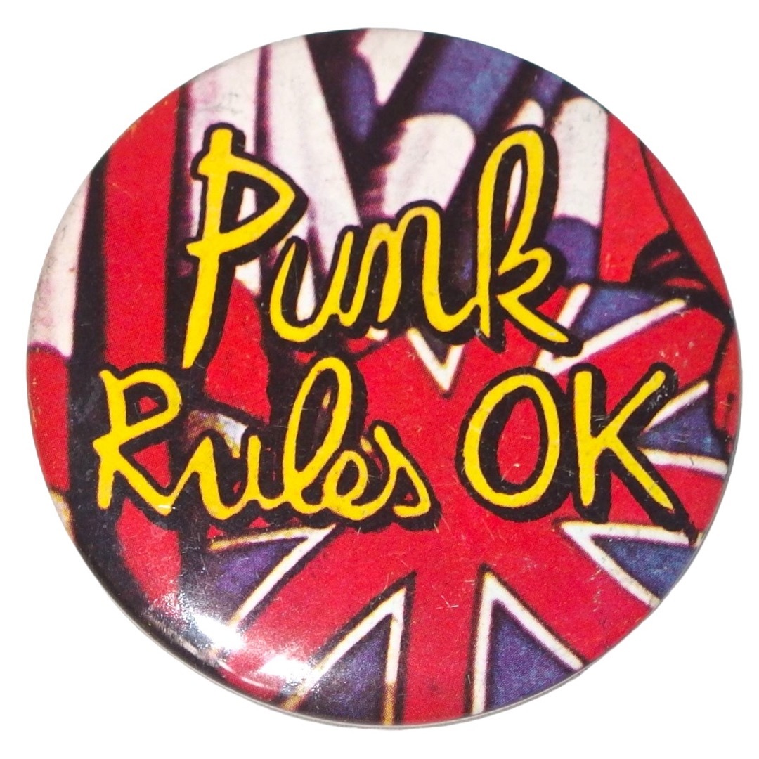 Santa Monica(サンタモニカ)の▪70’s【PUNK RULES】BADGE メンズのファッション小物(その他)の商品写真