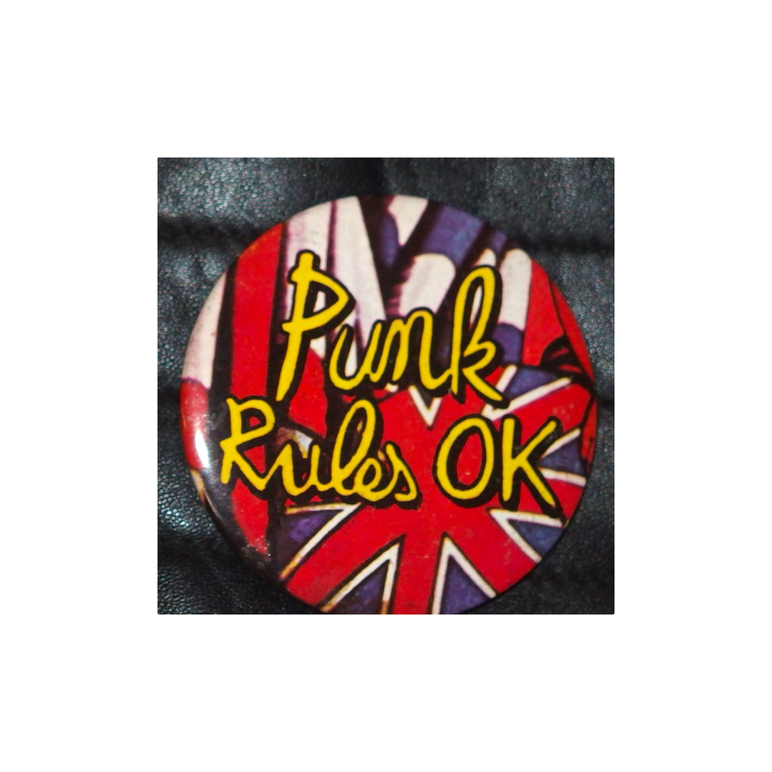 Santa Monica(サンタモニカ)の▪70’s【PUNK RULES】BADGE メンズのファッション小物(その他)の商品写真