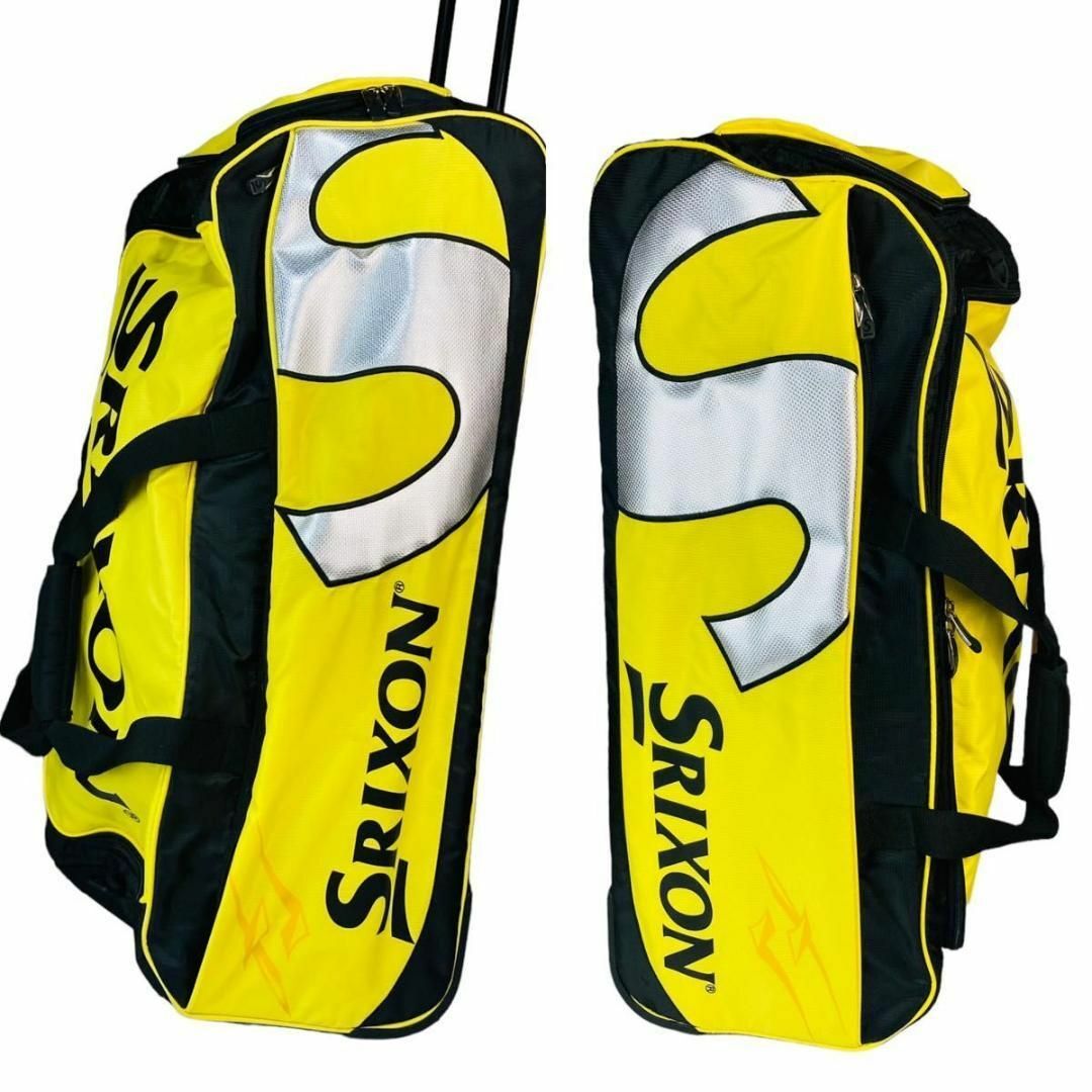 Srixon(スリクソン)のスリクソン　キャスター付きラケットバック　SPC-2480 スポーツ/アウトドアのテニス(バッグ)の商品写真