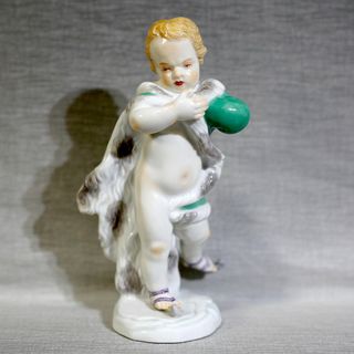 マイセン(MEISSEN)の【極美品１級 送料込み】マイセン 冬 四季の寓意 フィギュリン ケンドラー造形(置物)