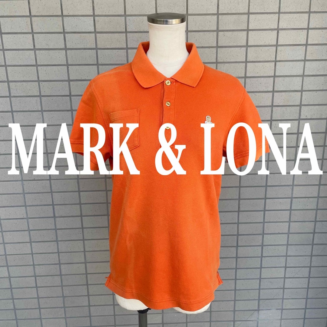 MARK&LONA マーク&ロナ ゴルフウェア ポロシャツ M MENS | フリマアプリ ラクマ