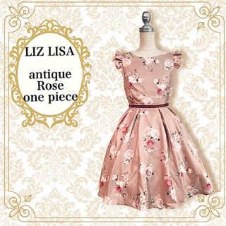 リズリサ(LIZ LISA)の【新品 訳あり】リズリサ＊アンティーク風 薔薇柄ワンピース  (ミニワンピース)