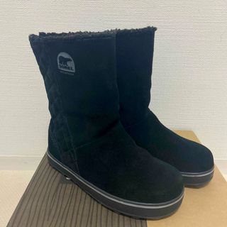 SOREL ソレル グレイシー ショート 黒 スエード 26センチ