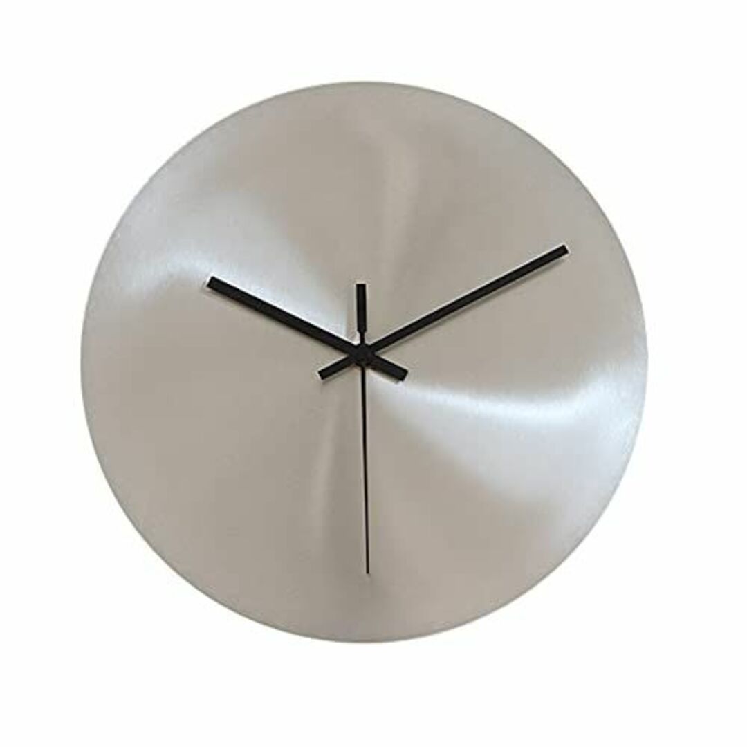 matakoko315 高級 ステンレス 壁掛け 掛け時計 おしゃれ シルバー  インテリア/住まい/日用品のインテリア小物(置時計)の商品写真