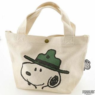 ピーナッツ(PEANUTS)のスヌーピー ランチバッグ ミニトート 帆布 ハピタス コラボ/ビーグルスカウト(トートバッグ)