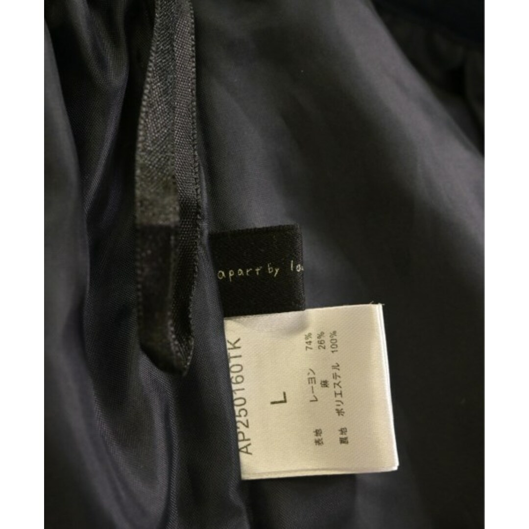 apart by lowrys(アパートバイローリーズ)のapart by lowrys アパートバイローリーズ パンツ（その他） L 紺 【古着】【中古】 レディースのパンツ(その他)の商品写真