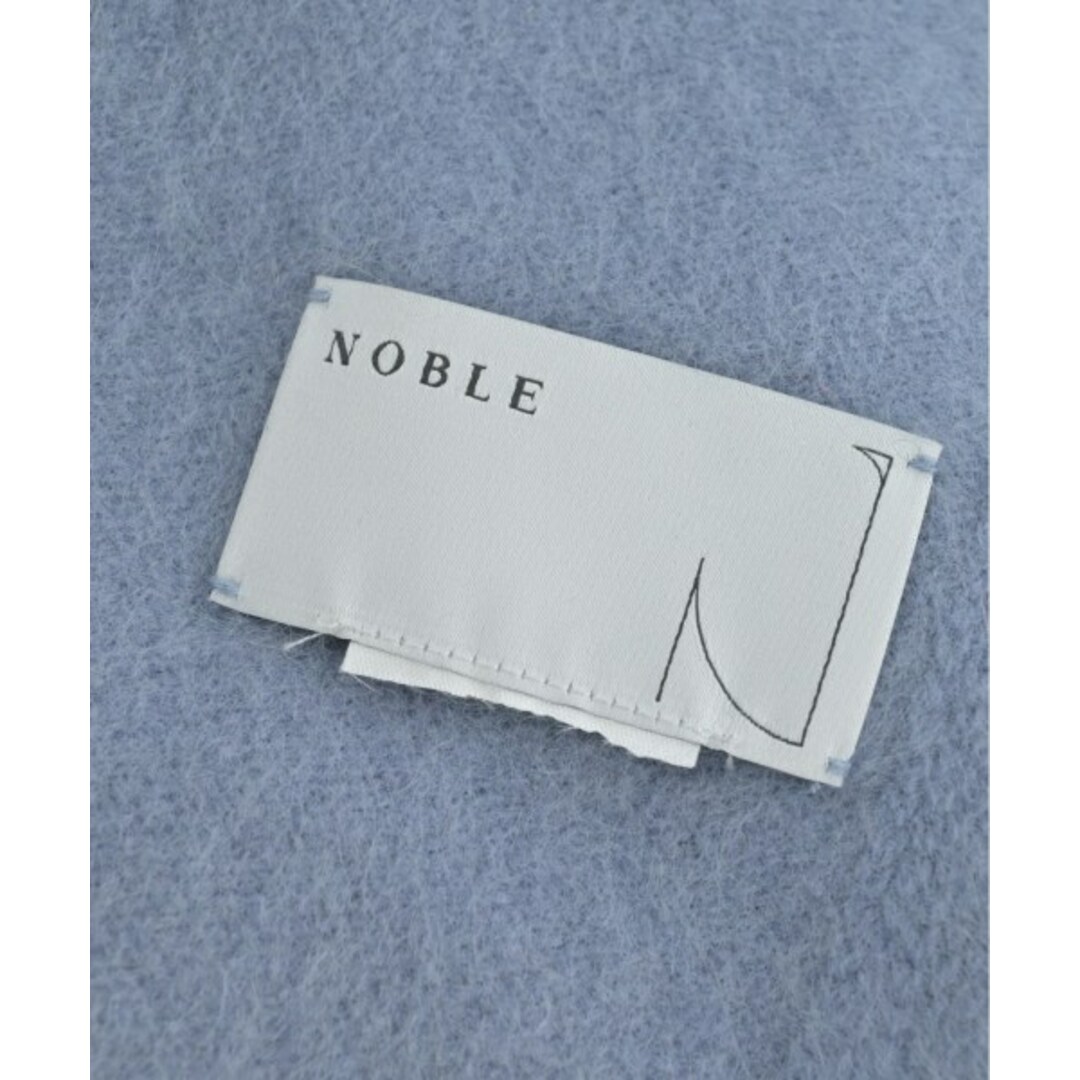 Noble(ノーブル)のNOBLE ノーブル ストール - 青 【古着】【中古】 レディースのファッション小物(ストール/パシュミナ)の商品写真