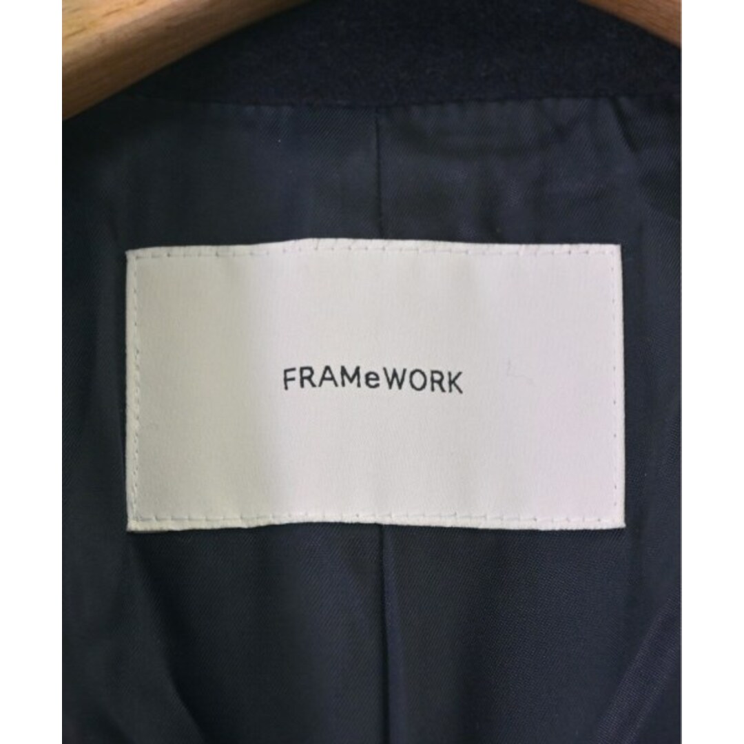 FRAMeWORK(フレームワーク)のFRAMeWORK フレームワーク コート（その他） 38(M位) 紺 【古着】【中古】 レディースのジャケット/アウター(その他)の商品写真