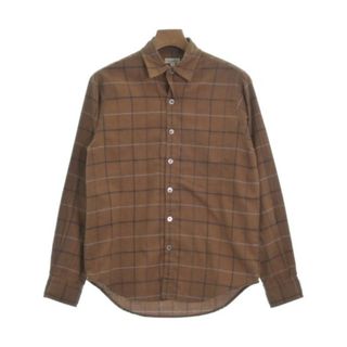 スティーブンアラン(steven alan)のsteven alan カジュアルシャツ S 茶x紺x紫等(チェック) 【古着】【中古】(シャツ)