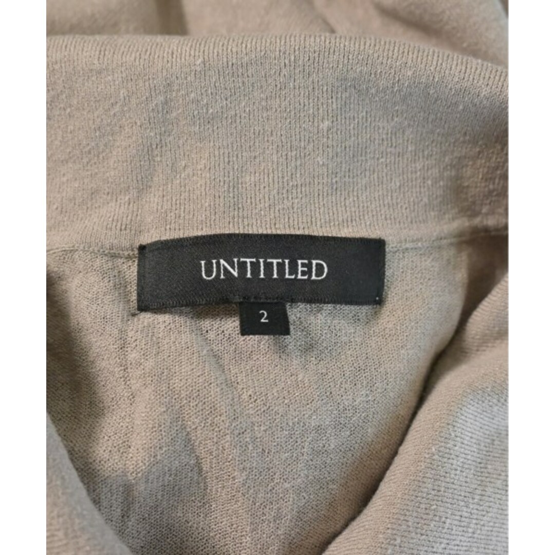 UNTITLED(アンタイトル)のUNTITLED アンタイトル ワンピース 2(M位) ベージュ 【古着】【中古】 レディースのワンピース(ひざ丈ワンピース)の商品写真