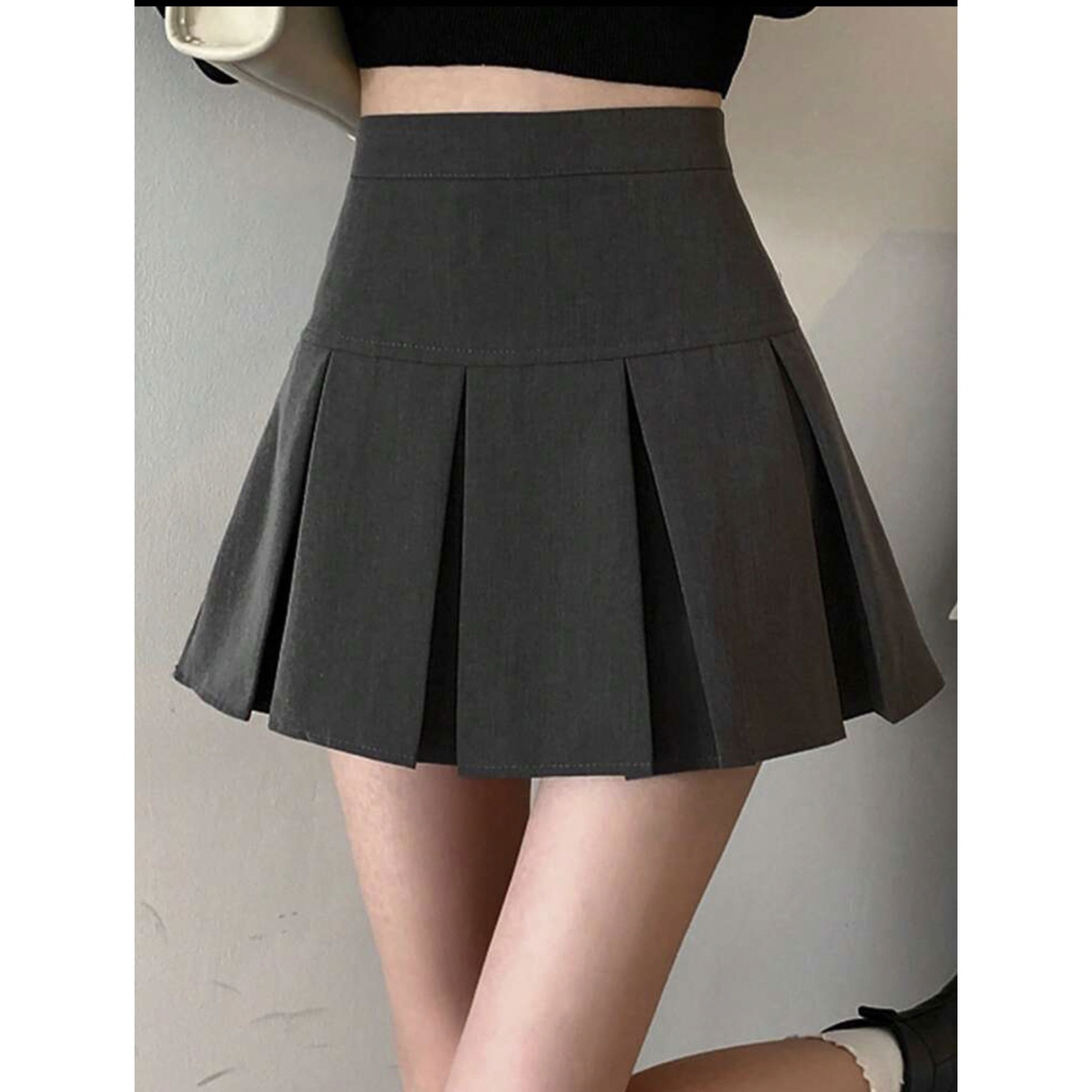 SHEIN(シーイン)のSHEIN ハイウエストプリーツスカート レディースのスカート(ミニスカート)の商品写真