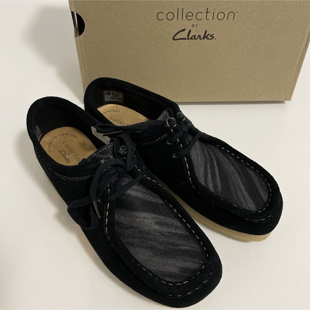 美品 Clarks ウィメンズ コンフォート パドモラ モカシンブーツ 23cm