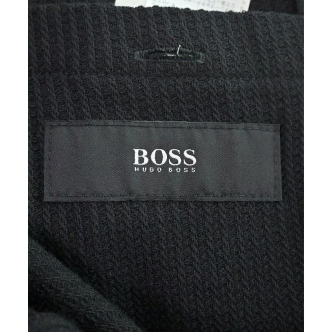 HUGO BOSS(ヒューゴボス)のHUGO BOSS ヒューゴボス カジュアルジャケット 44(S位) 黒 【古着】【中古】 メンズのジャケット/アウター(テーラードジャケット)の商品写真