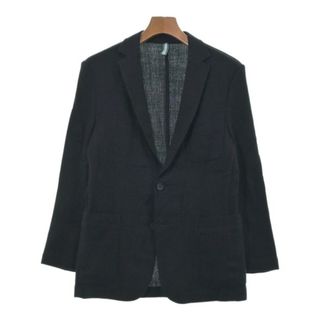 ヒューゴボス(HUGO BOSS)のHUGO BOSS ヒューゴボス カジュアルジャケット 44(S位) 黒 【古着】【中古】(テーラードジャケット)