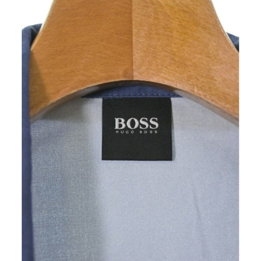 HUGO BOSS(ヒューゴボス)のHUGO BOSS ヒューゴボス カジュアルシャツ S 紺x赤x茶等(総柄) 【古着】【中古】 メンズのトップス(シャツ)の商品写真