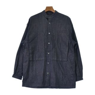 イートウツ(E. TAUTZ)のE.TAUTZ イートウツ カジュアルシャツ S インディゴ 【古着】【中古】(シャツ)