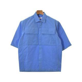 ジルサンダー(Jil Sander)のJIL SANDER ジルサンダー カジュアルシャツ 37(XS位) 青 【古着】【中古】(シャツ)