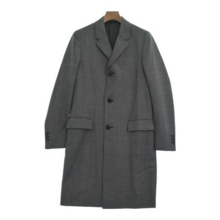 プラダ(PRADA)のPRADA プラダ チェスターコート 44(S位) グレー 【古着】【中古】(チェスターコート)