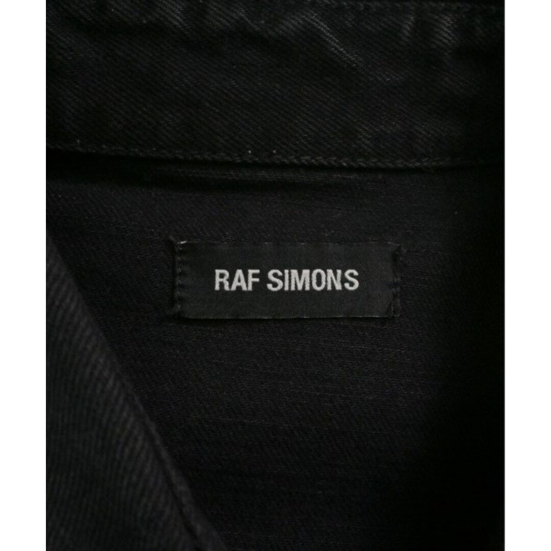 RAF SIMONS(ラフシモンズ)のRAF SIMONS ラフシモンズ カジュアルシャツ M 黒(デニム) 【古着】【中古】 メンズのトップス(シャツ)の商品写真