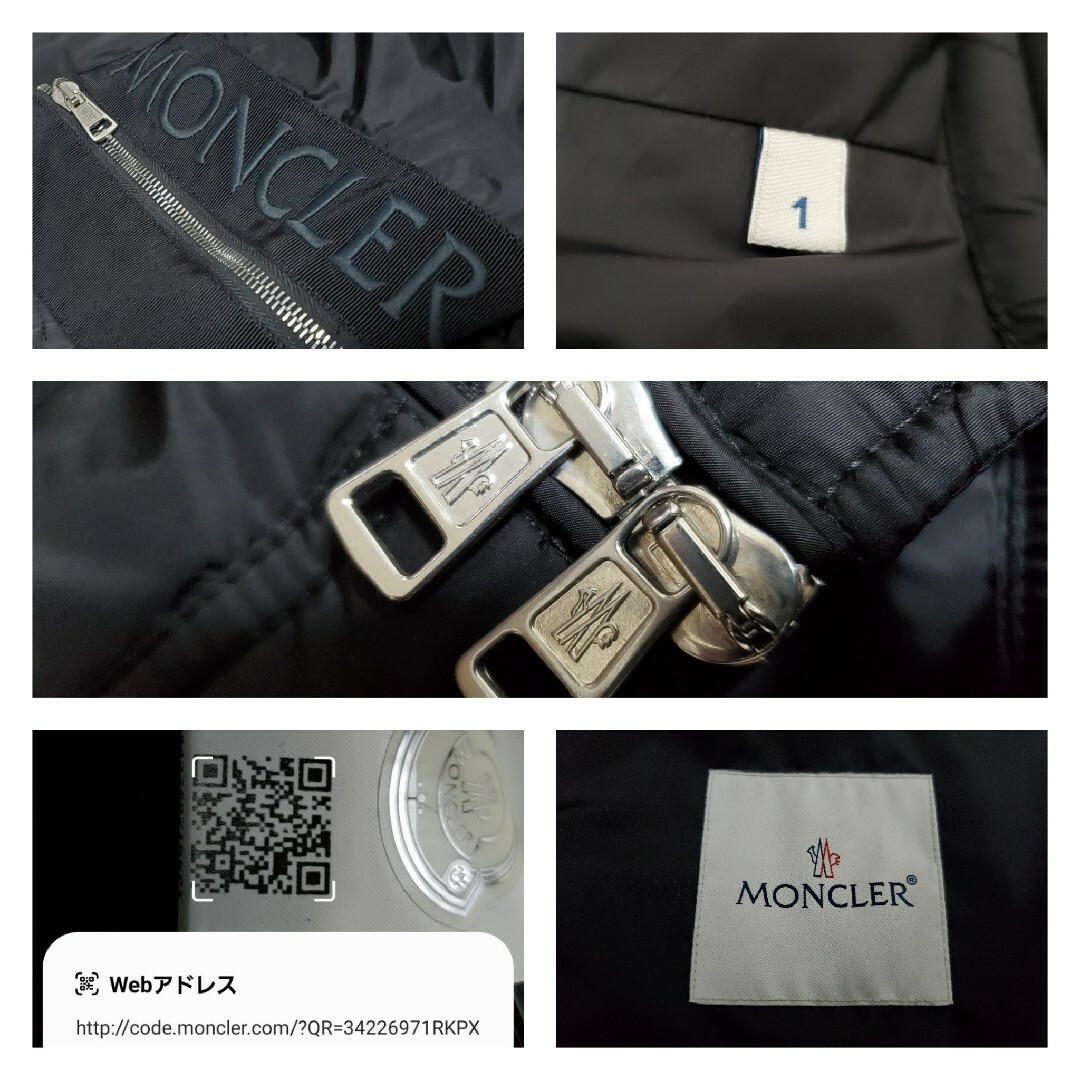 MONCLER モンクレール ライダースジャケット ブルゾン バイカー MONCLER モンクレール ライダースジャケット ブルゾン バイカー