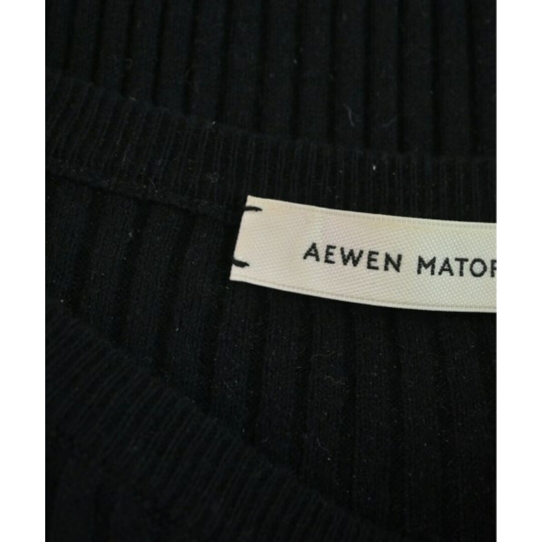 AEWEN MATOPH(イウエンマトフ)のAEWEN MATOPH イウエンマトフ ニット・セーター -(XS位) 黒 【古着】【中古】 レディースのトップス(ニット/セーター)の商品写真