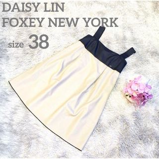 フォクシーニューヨーク(FOXEY NEW YORK)の【美品】DAISY LIN☆FOXEY NEWYORK☆ノースリーブ☆ワンピース(ひざ丈ワンピース)