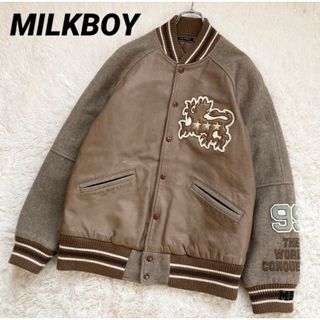 MILKBOY - MILKBOY 20winter boxシャツ チェックシャツ パープルの通販 