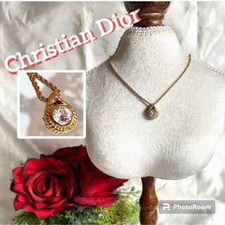 クリスチャンディオール(Christian Dior)のChristian Dior  ネックレス ティアドロップ　アクセサリー(ネックレス)