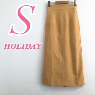 ホリデイ(holiday)のホリデイ　タイトスカート　S　イエロー　カラースカート　大人カジュアル　ポリ(ロングスカート)