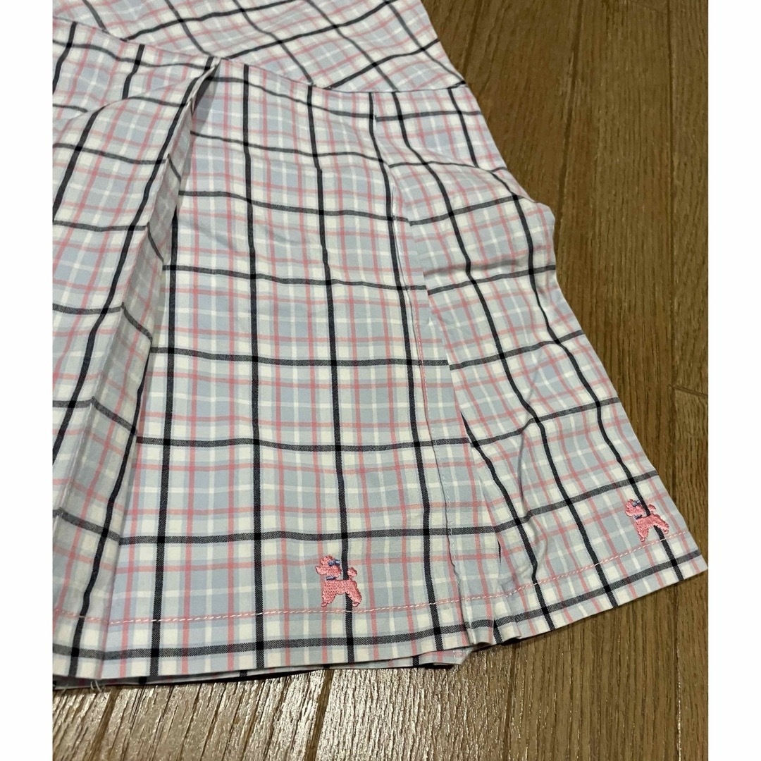 pom ponette(ポンポネット)のポンポネットジュニア　チェック　プリーツスカート　160 制服 キッズ/ベビー/マタニティのキッズ服女の子用(90cm~)(スカート)の商品写真
